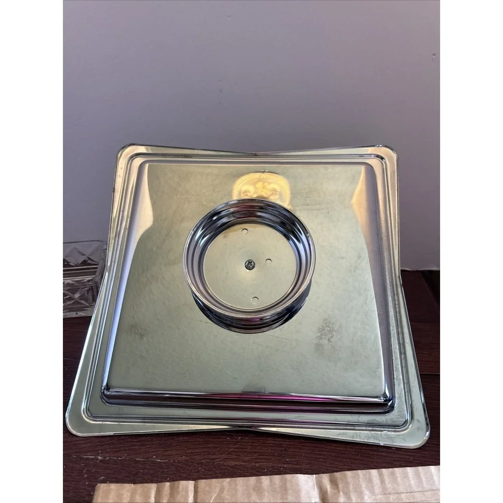 Vintage Hellerware Spinning‎ Condiment Relish Server Set In Original Box # 4050